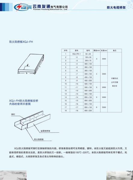 防火电缆桥架-防火阻燃版